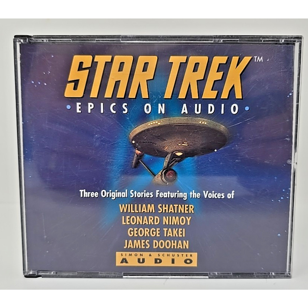 Star Trek Epics on Audio Three Classic Star Trek Adventures CD Shatner Nemoy U86